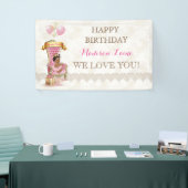 Banderoles Ethnic Princess Royal Throne Girl Rose Gold (Salon professionnel)