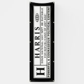Banderoles étiquette d'avertissement harris (Vertical)