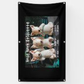 Banderoles Étiquette de travail de nez (Vertical)