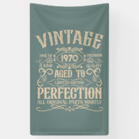 Étiquette de whiskey vintage pour anniversaire per