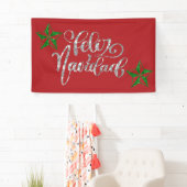 Banderoles Étoile de Noël de la Parties scintillant verte (En situation)