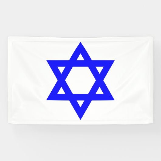 Banderoles ✡︎ Étoile juive de David (Horizontal)