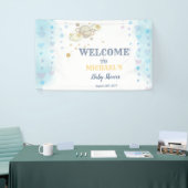 Banderoles Etoiles Planète Nuages Baby shower bleu (Salon professionnel)