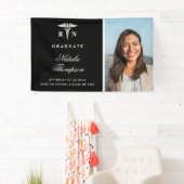 Banderoles Étudiant en soins infirmiers inscrit sur mesure (En situation)