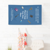 Banderoles Étudiants Enseignant Retour à l'école Nettoyer Per (En situation)