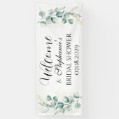 Banderoles Eucalyptus Botanique Rustique Fête des mariées (Vertical)