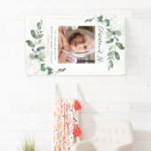 Banderoles Eucalyptus Célébration de la vie Photo Bienvenue (En situation)