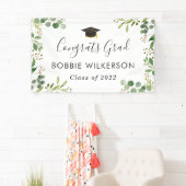 Banderoles Eucalyptus Green Feuilles Fêtes de Graduation (En situation)