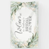 Banderoles Eucalyptus verdure Fête des mariées de couronne Bi (Vertical)