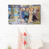 Banderoles Eugene Grasset - Panneau décoratif Harmony (En situation)