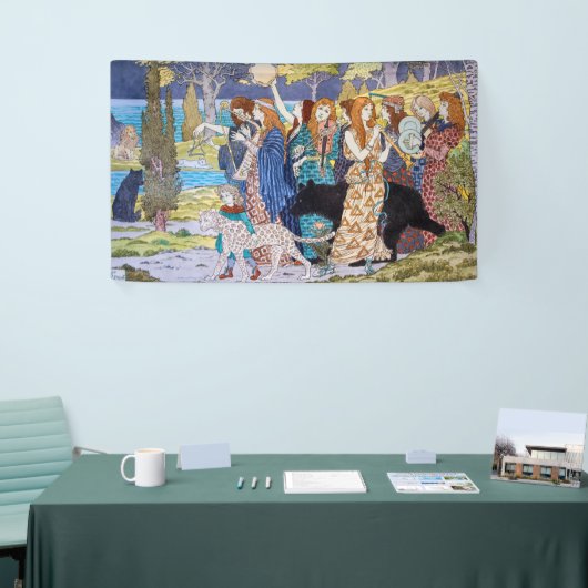 Banderoles Eugene Grasset - Panneau décoratif Harmony (Salon professionnel)