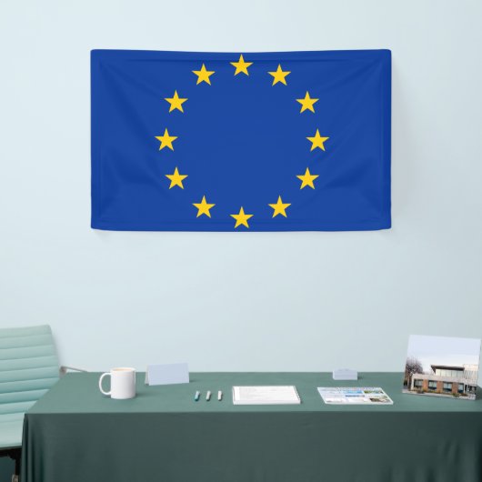 Banderoles European Union EU Flag (Salon professionnel)