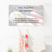 Banderoles Événement des anciens combattants patriotiques amé (En situation)