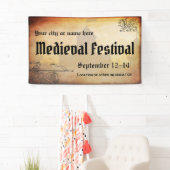 Banderoles Événement médiéval ou Renaissance (En situation)