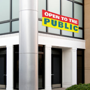 Banderoles Événement ouvert au public