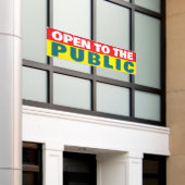 Banderoles Événement ouvert au public (Bâtiment extérieur)