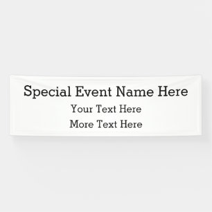 Banderoles Événement spécial affaires