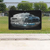 Banderoles Évolution de la Muscle Car Mustang de Classique à (En situation)