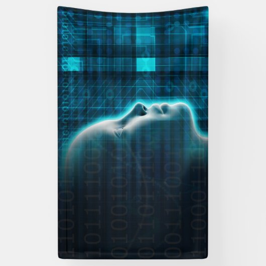 Banderoles Évolution d'intelligence artificielle avec (Vertical)