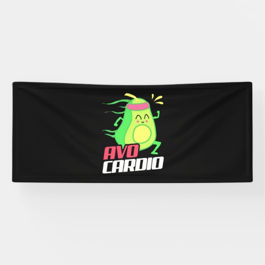 Banderoles Exercice cardio Avocado (Horizontal)