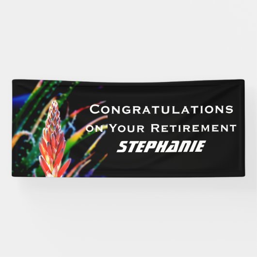 Banderoles Exotic Flower Aloe (Horizontal)