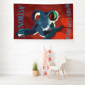 Banderoles Explorateur de l'espace de Mars pour astronautes e (Insitu)