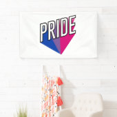 Banderoles Explosion de la fierté bisexuelle (En situation)
