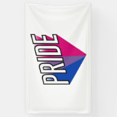Banderoles Explosion de la fierté bisexuelle (Vertical)