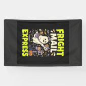 Banderoles Express Courrier d'Effroi d'Halloween (Horizontal)