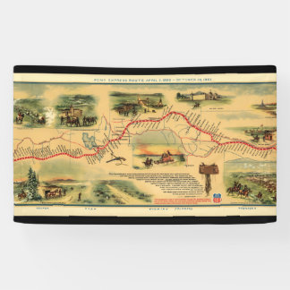 Banderoles Express vintage Pony