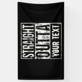 Banderoles Extérieur Droit - Ajouter Votre Texte Vintage Pers (Vertical)