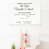 Banderoles Extrait de vanille fait maison ajouter des ingrédi (Insitu)