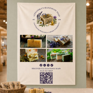 Banderoles Fabricant de Savon Artisanal Botanique Rustique 4