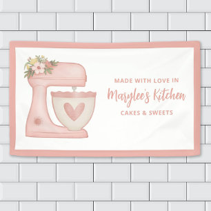 Banderoles Fabriqué Avec Amour Boulangerie Pâtisserie Bannièr