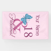 Banderoles Fabuleux 18e anniversaire (Horizontal)