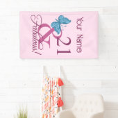 Banderoles Fabuleux 21e anniversaire (En situation)