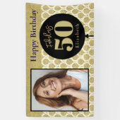 Banderoles Fabuleux 50 Gold Anniversaire (Vertical)