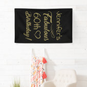 Banderoles Fabuleux 60e anniversaire pour les femmes (En situation)