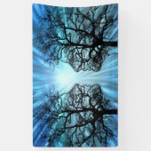 Banderoles FACES in Trees Look Like Brain Nerves (Vertical)