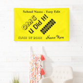 Banderoles Facile éditez OMG Congrats (En situation)