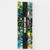 Banderoles Façons De Vivre - Art Neurographique 7 (Vertical)