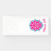 Banderoles Faire du yoga (Horizontal)