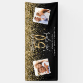 Banderoles faire paraître 50 belles bannes d'anniversaire noi (Vertical)