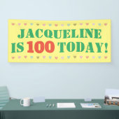 Banderoles Faire-part d'anniversaire (Salon professionnel)