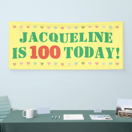 Banderoles Faire-part d'anniversaire (Salon professionnel)