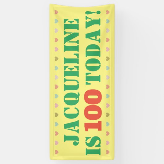 Banderoles Faire-part d'anniversaire (Vertical)