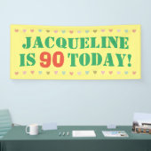 Banderoles Faire-part d'anniversaire (Salon professionnel)