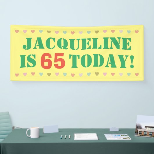 Banderoles Faire-part d'anniversaire (Salon professionnel)