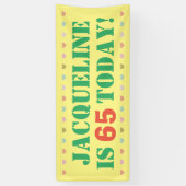 Banderoles Faire-part d'anniversaire (Vertical)