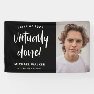 Banderoles faire-part de graduation pratiquement terminée